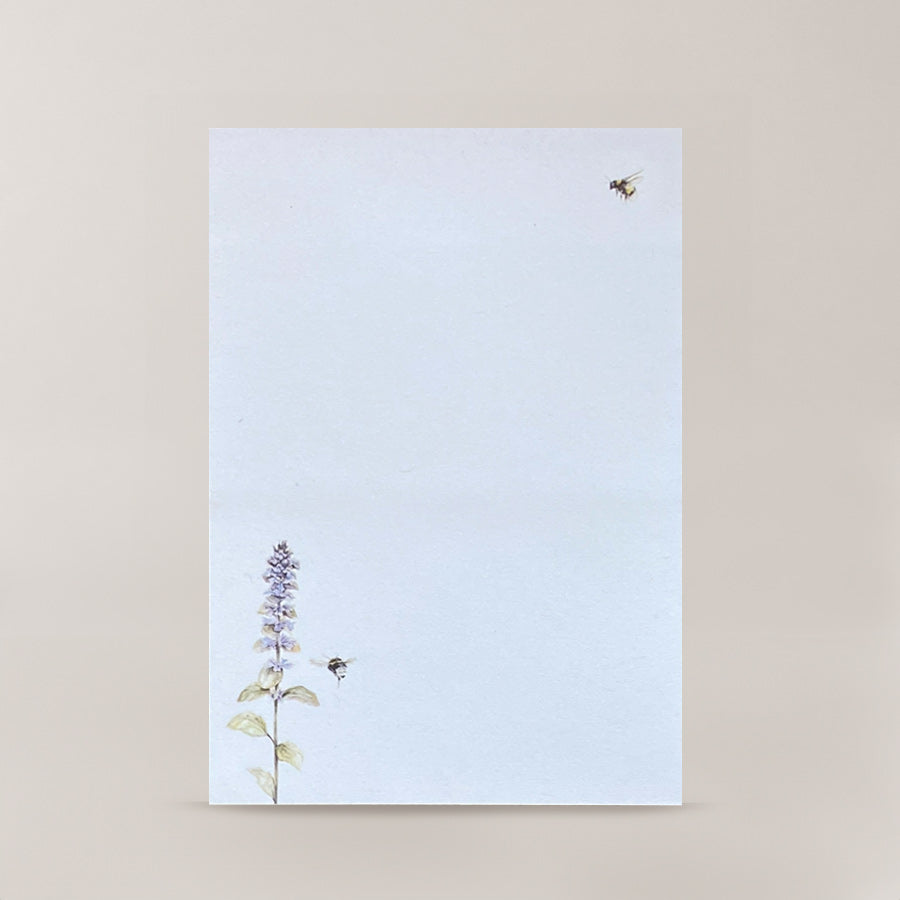 Notizblock | Hummel mit Kräuter