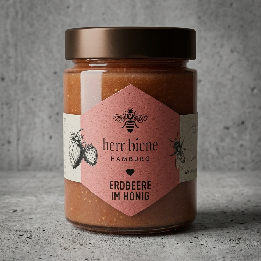 Honigmischung mit Erdbeere