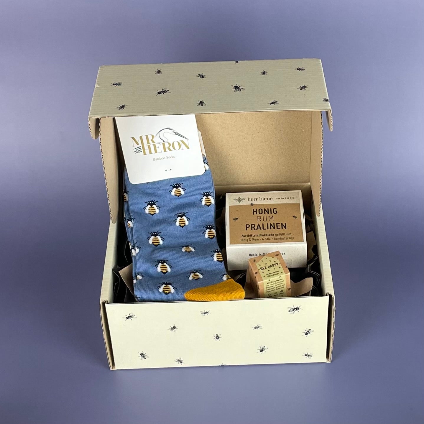 Geschenkbox mit Banderole I Sockenliebe (M)