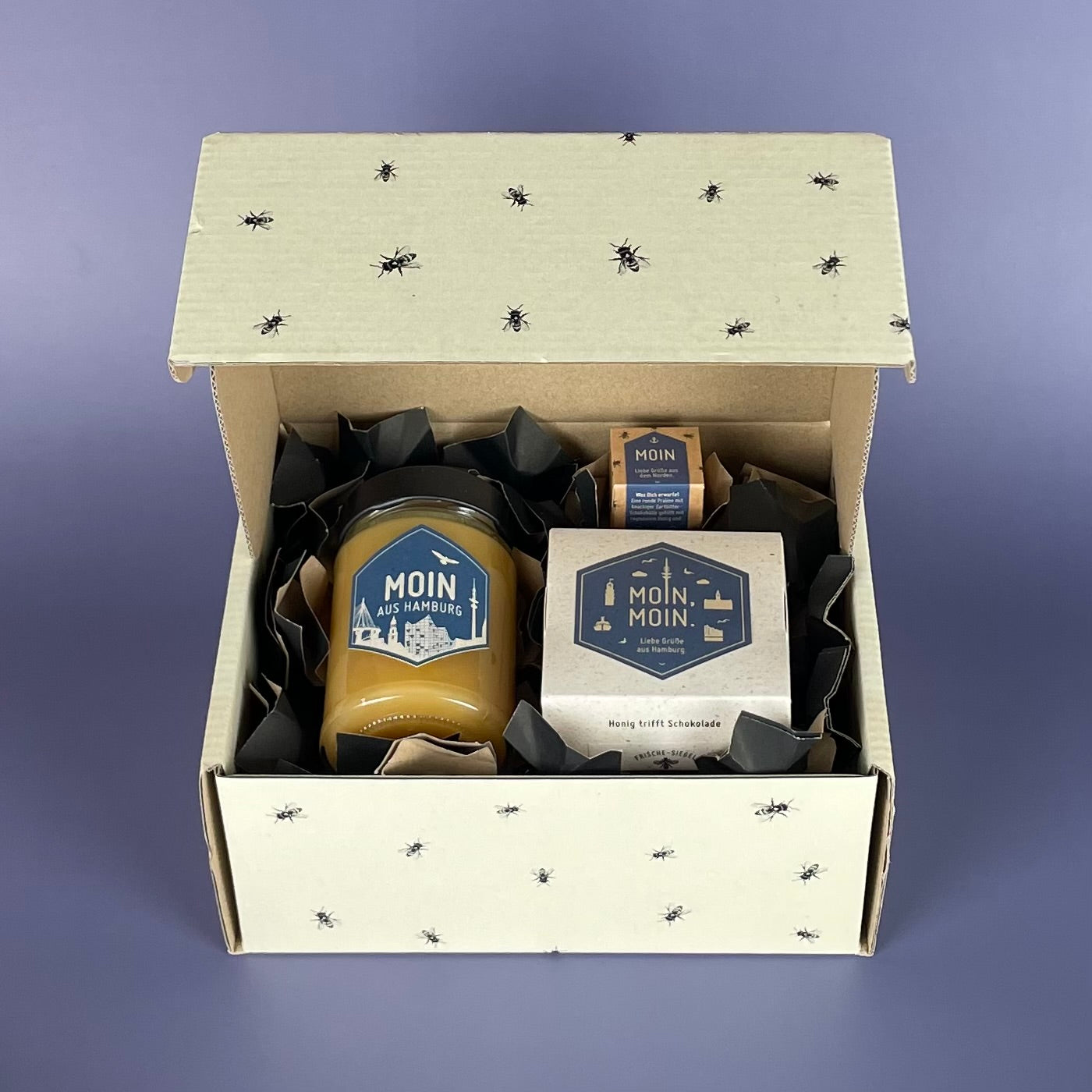 Geschenkbox mit Banderole I Moin (M)