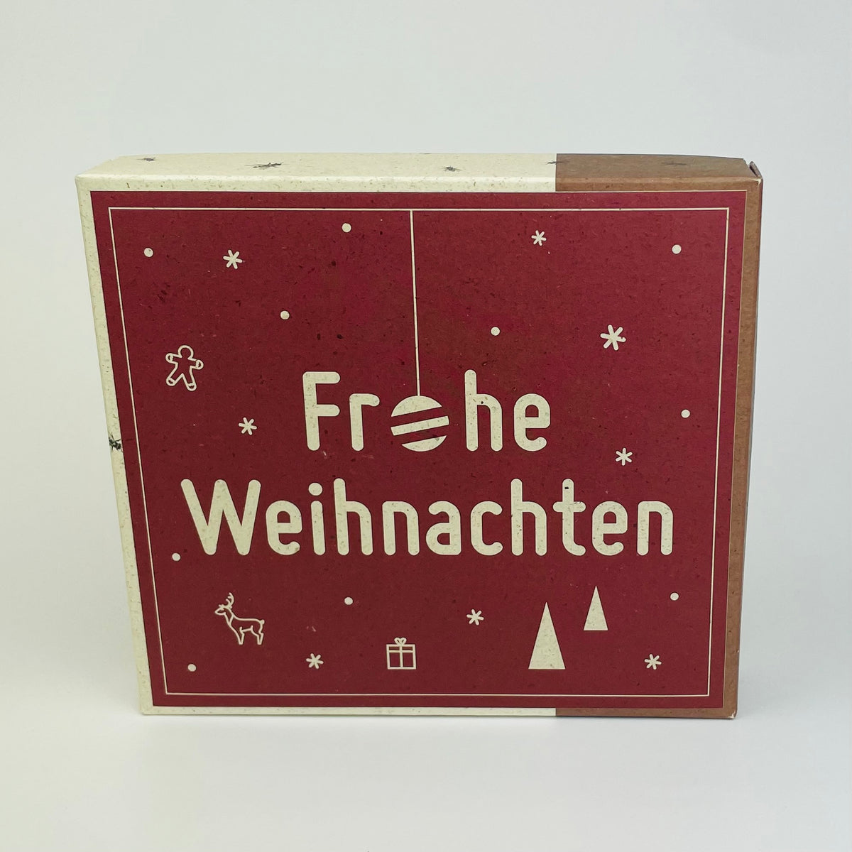Honigpralinen im Weihnachtsdesign Frohes Fest 9 Stück