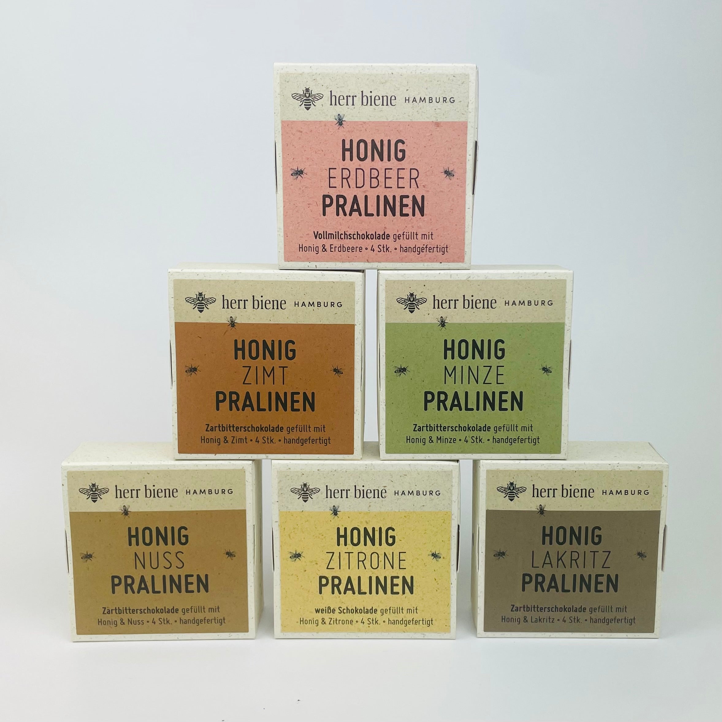 Honigpralinen von herr biene 4er Schachtel