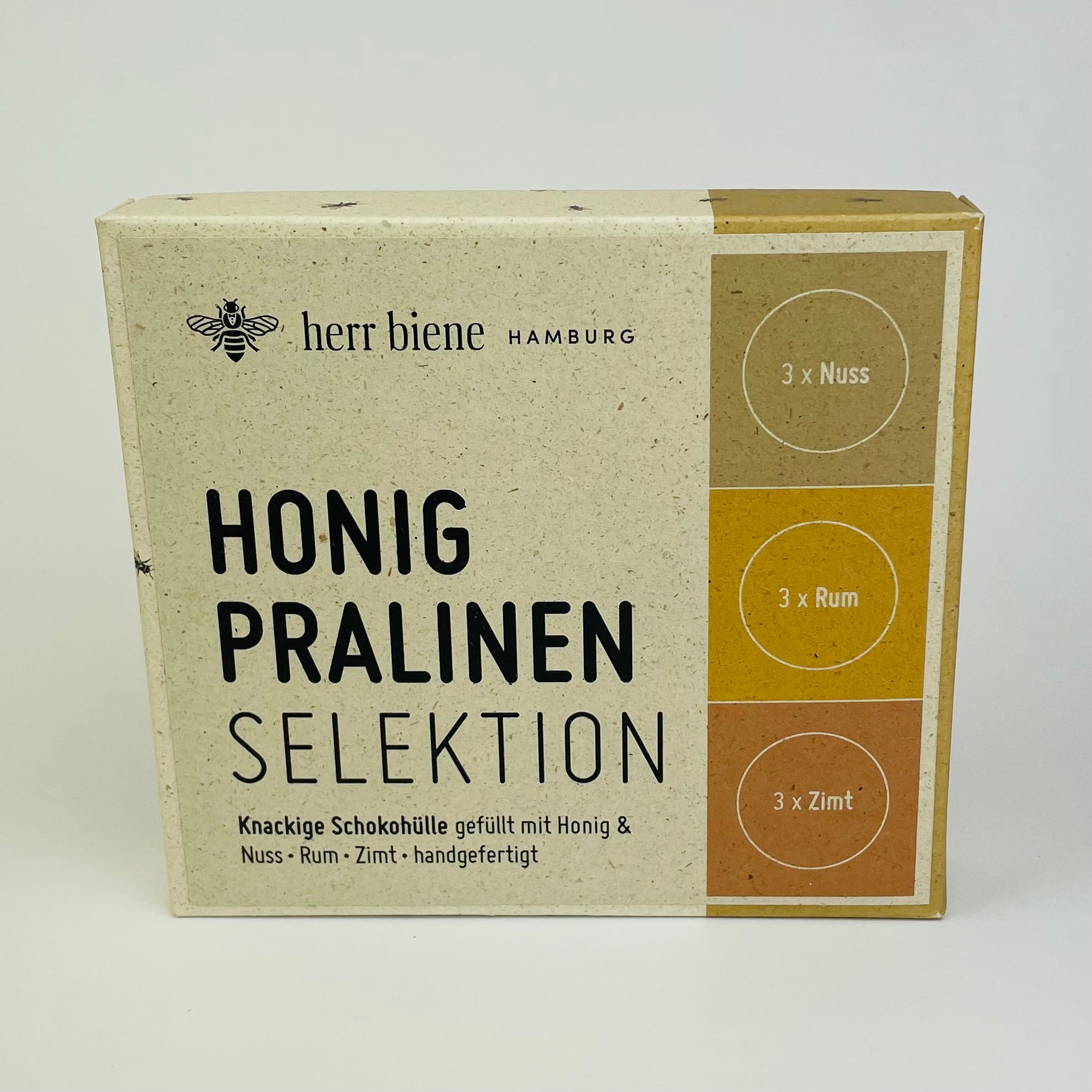 Honigpralinen Selektion in Nuss Rum Zimt