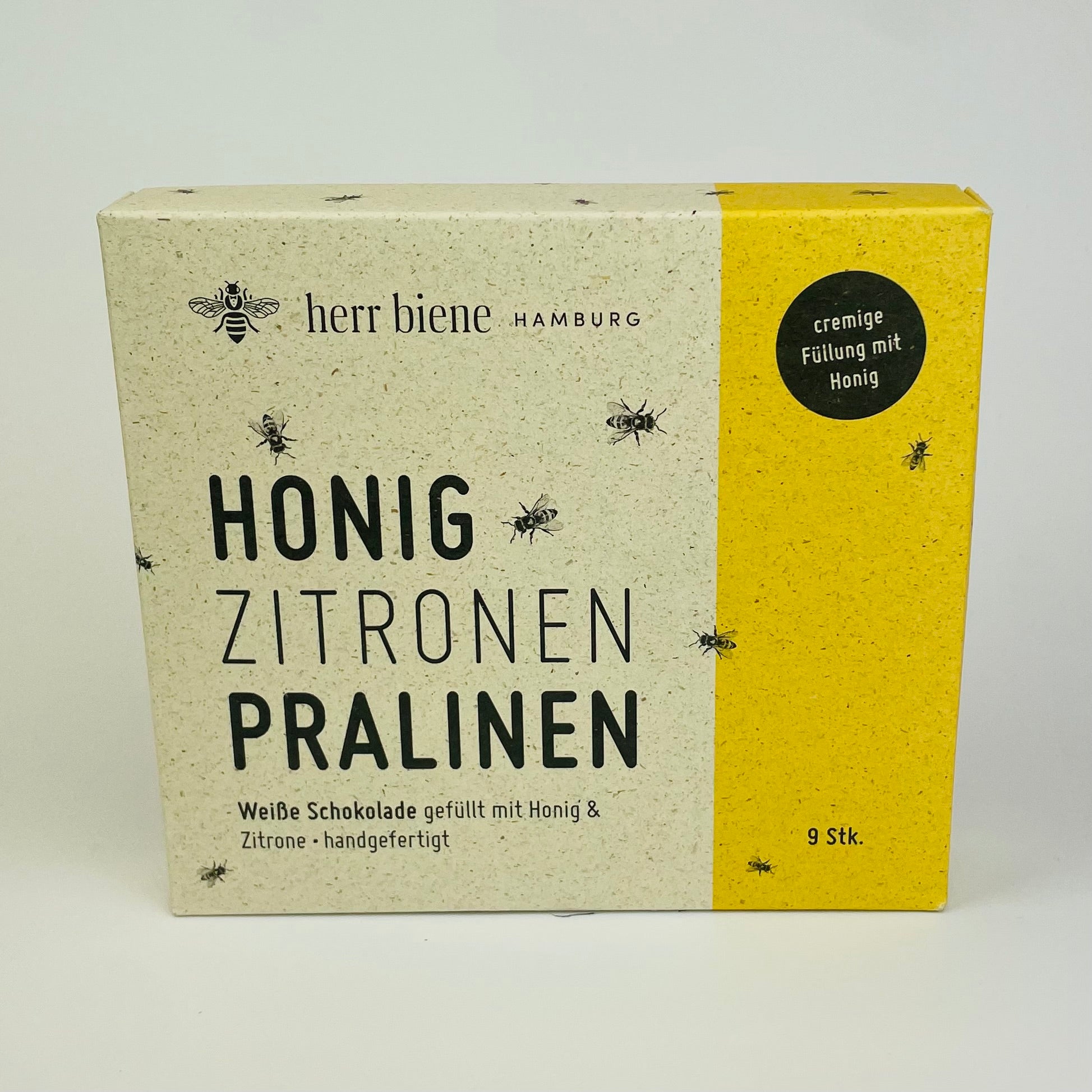 Honigpralinen in der Sorte Zitrone 9 Stück
