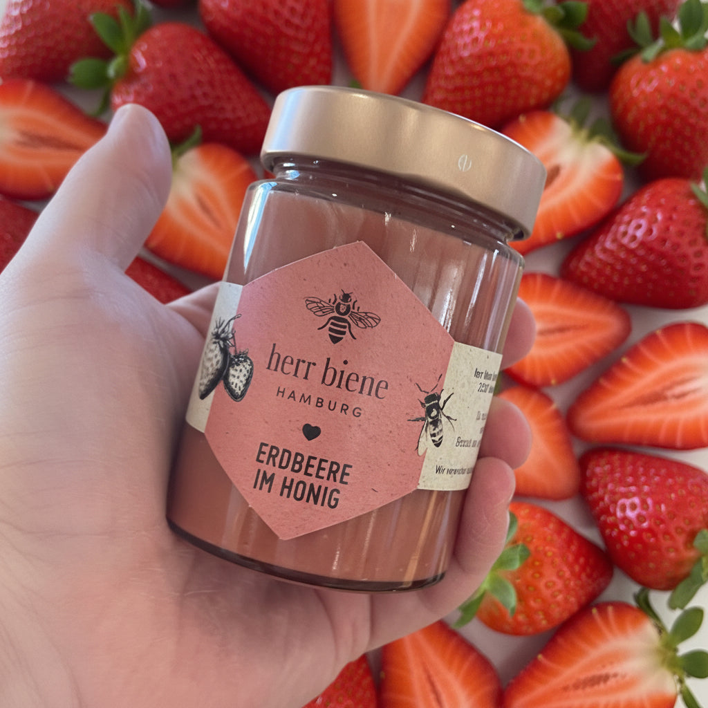 Erdbeere im Honig 250g