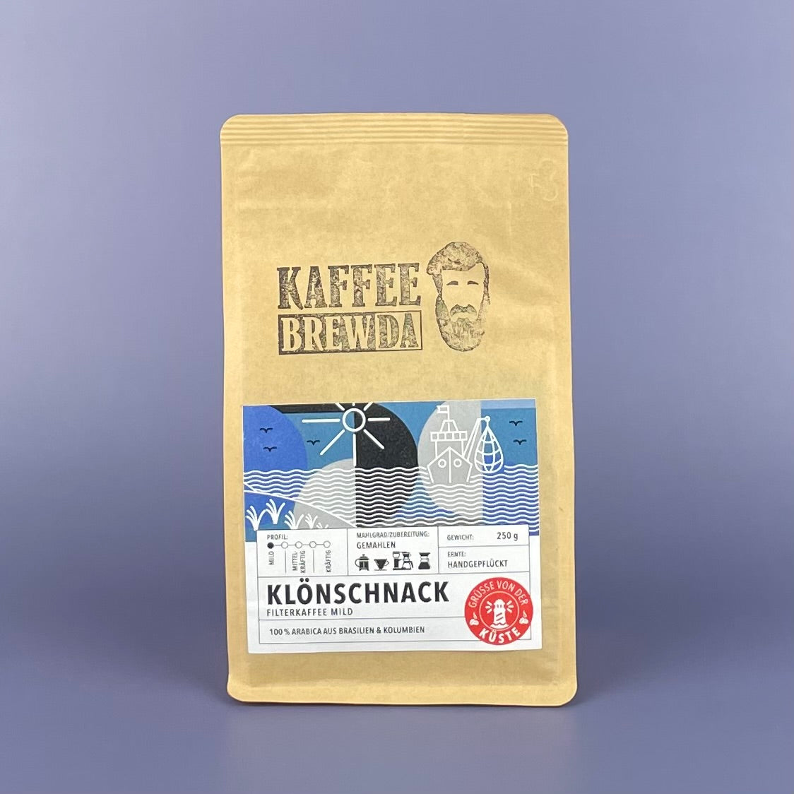 Klönschnack Filterkaffee von Kaffee Brewda