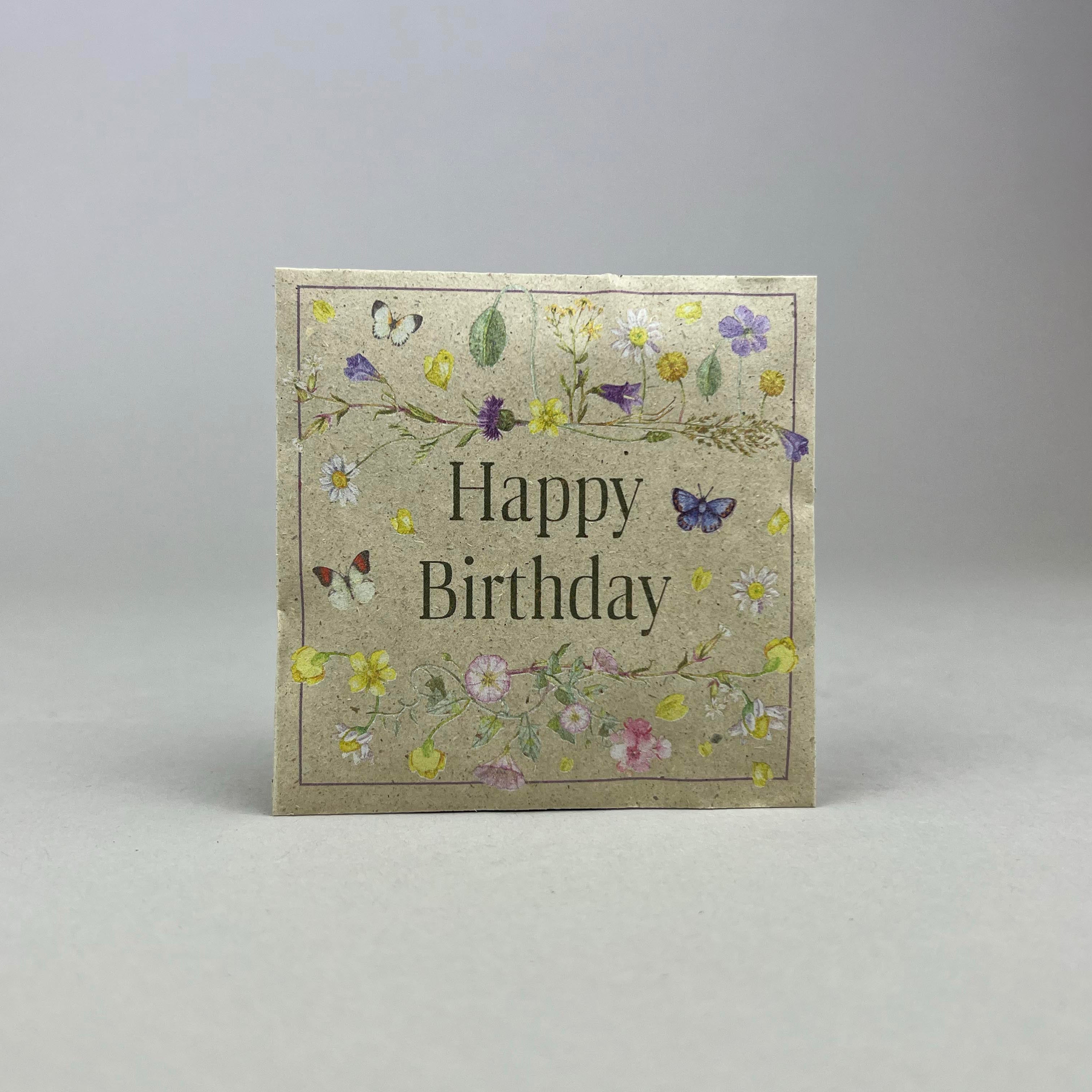 Saatgut mit Botschaft | Happy Birthday