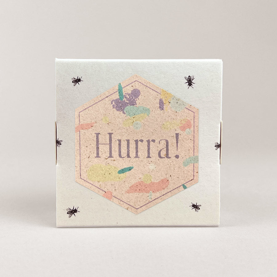 Hurra (rosa) / 4er Honigpralinen