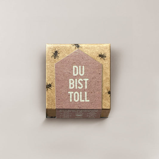 Du bist toll Typo / 1er Honigpraline