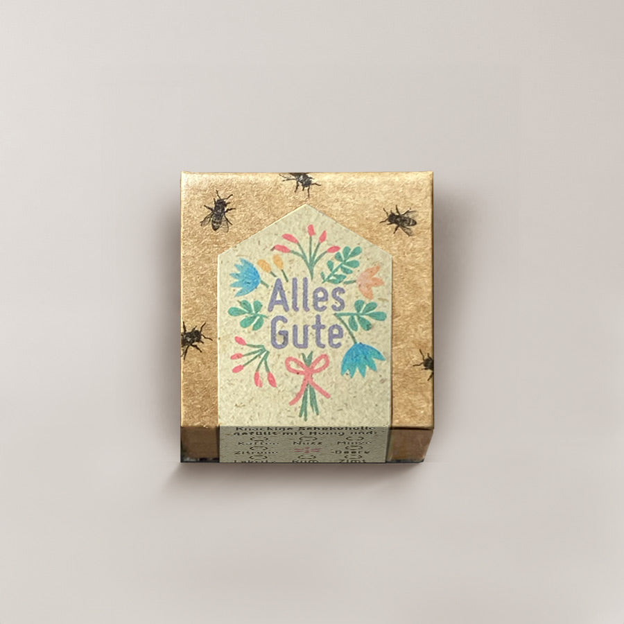 Alles Gute (Blumenstrauss) / 1er Honigpraline