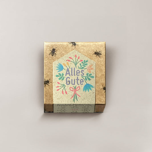 Alles Gute (Blumenstrauss) / 1er Honigpraline