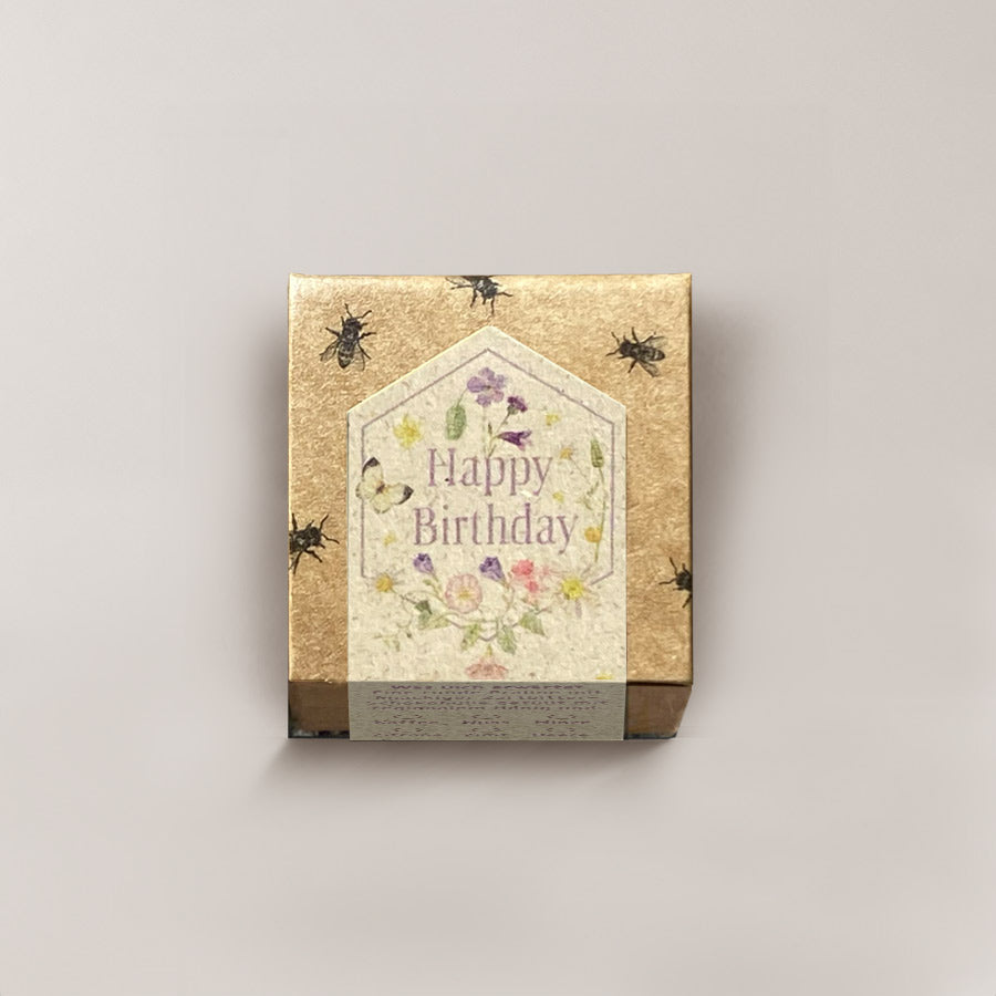 Happy Birthday (blumig) / 1er Honigpraline