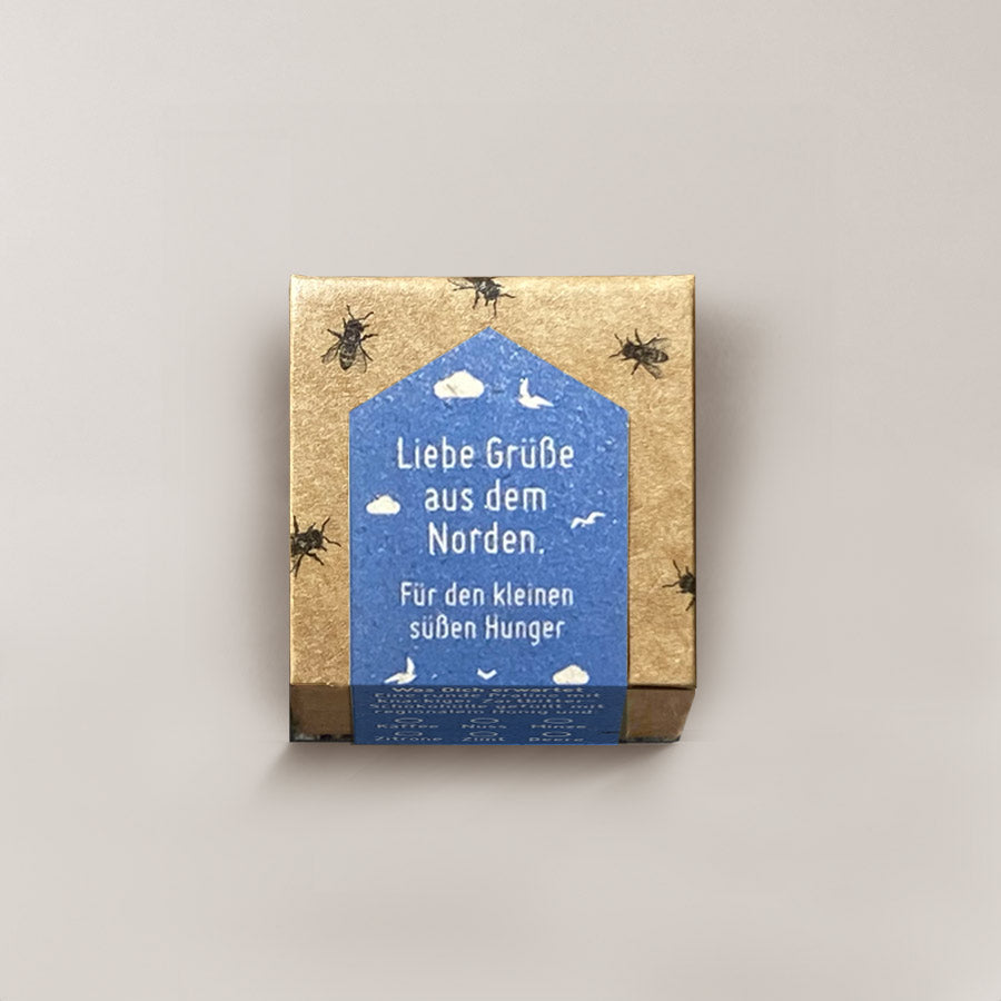 Liebe Grüße aus dem Norden / 1er Honigpraline