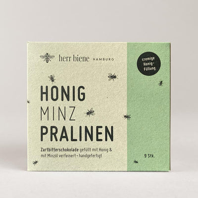 9 Honigpralinen in 8 Sorten - eine feine Auswahl zum Geniessen und Teilen