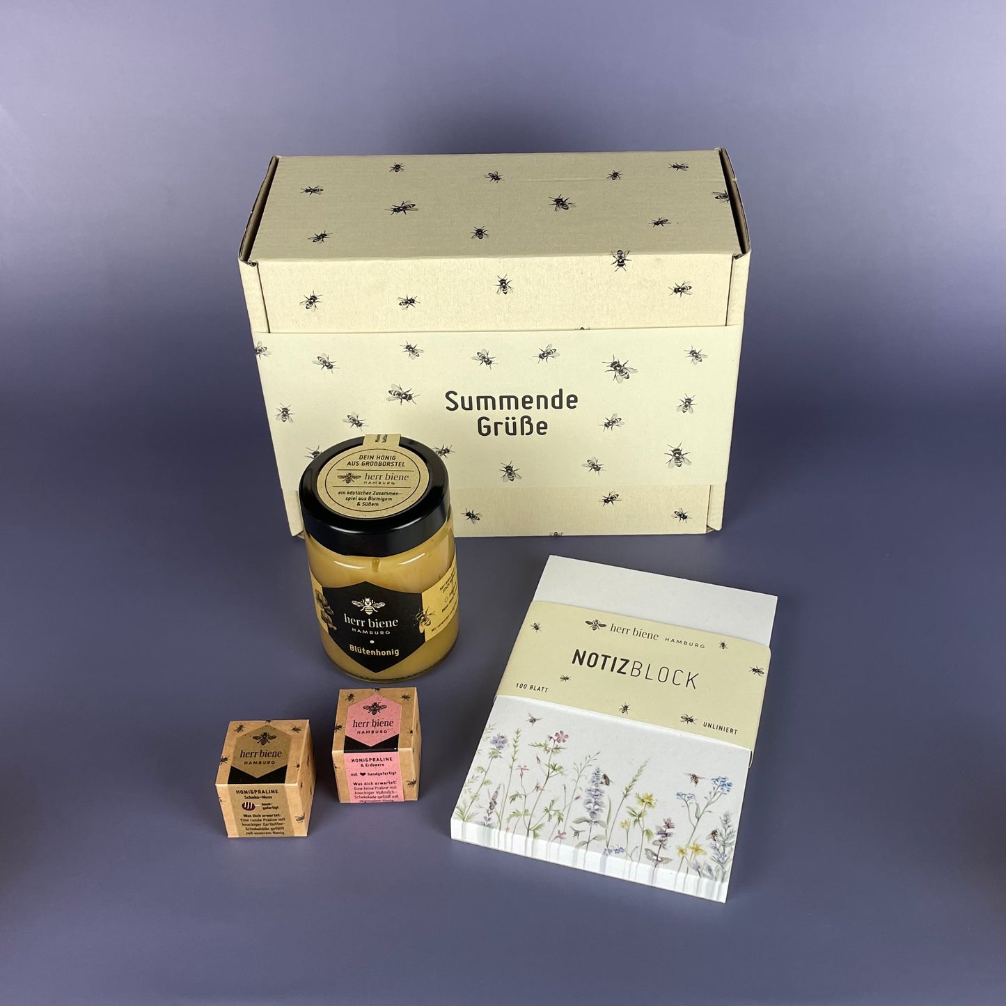 Geschenkbox mit Banderole I Schreib mal wieder (M)