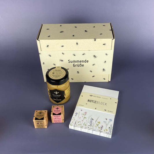 Geschenkbox mit Banderole I Schreib mal wieder (M)