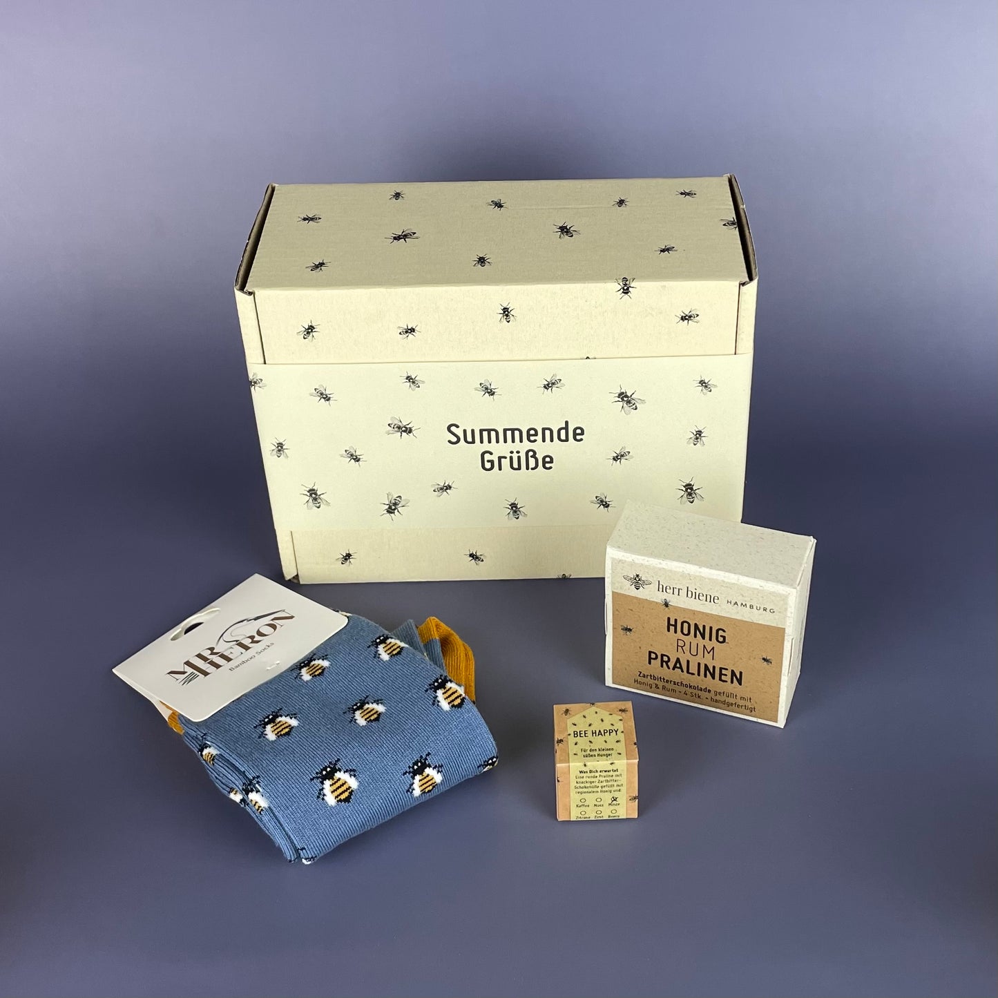 Geschenkbox mit Banderole I Sockenliebe (M)