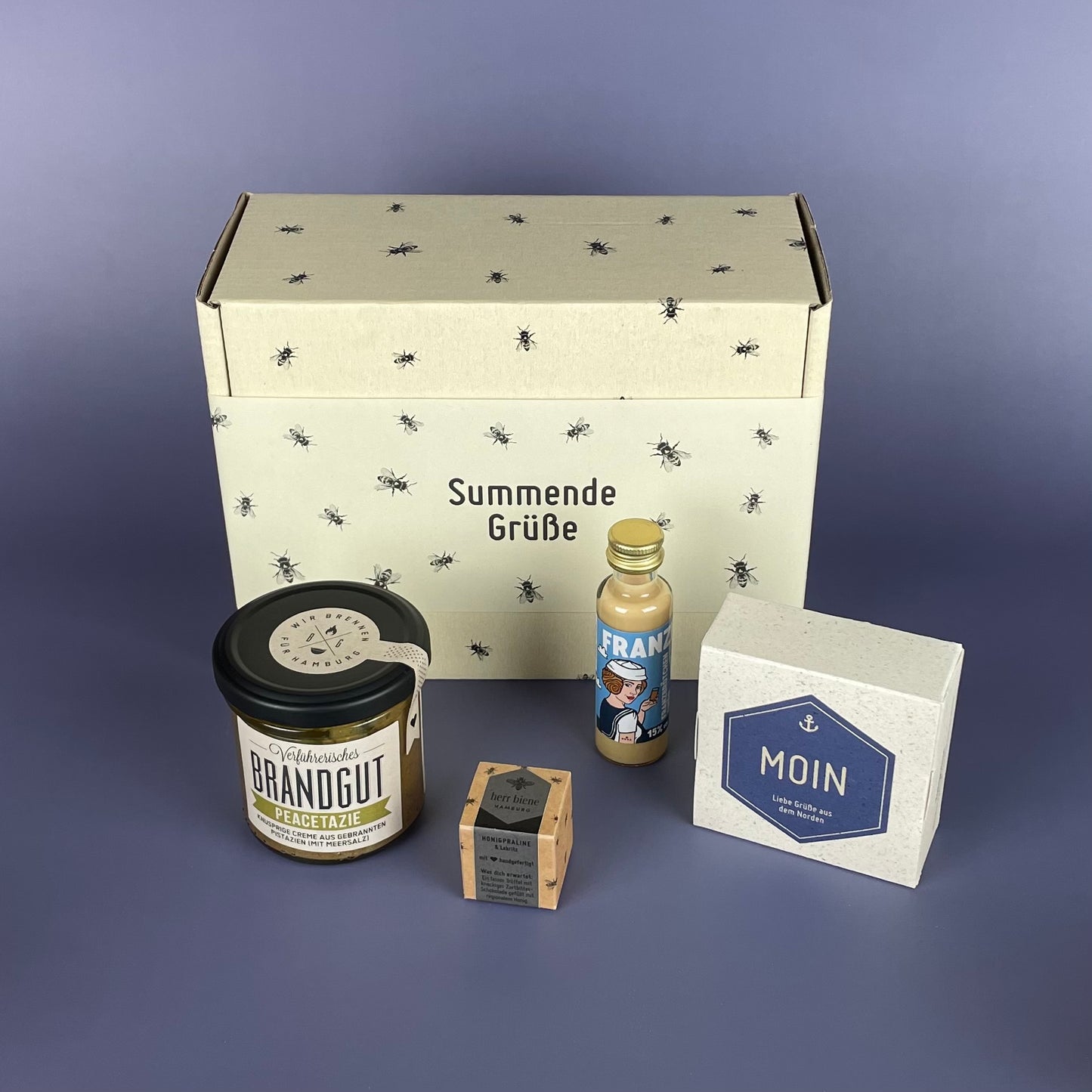 Geschenkbox mit Banderole I Hamburger Original (M)