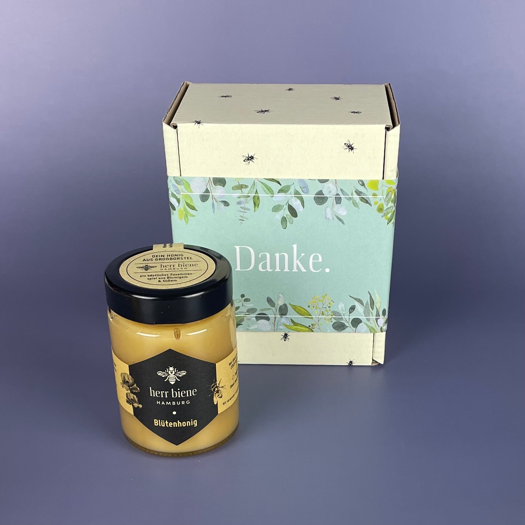 Geschenkbox mit Banderole / ONLY HONEY