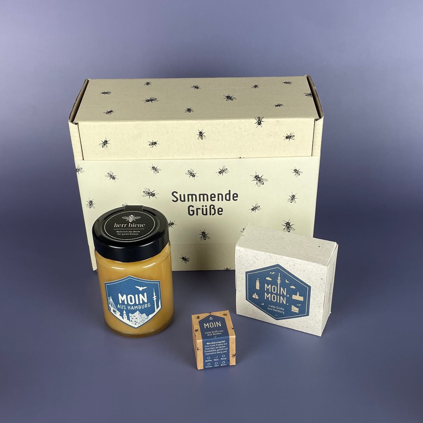 Geschenkbox mit Banderole I Moin (M)