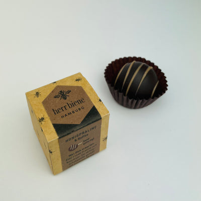Honigpraline Kaffee mit Zartbitterschokolade 