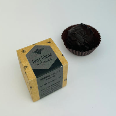 Honigpraline Lakritz mit Zartbitterschokolade
