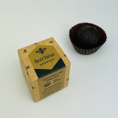 Honigpraline Nuss mit  Zartbitterschokolade 