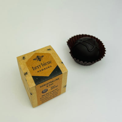Honigpraline Zimt mit Zartbitterschokolade