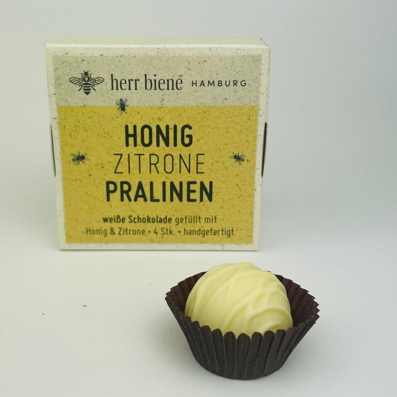 Honigpralinen in der Sorte Zitrone 4 Stück