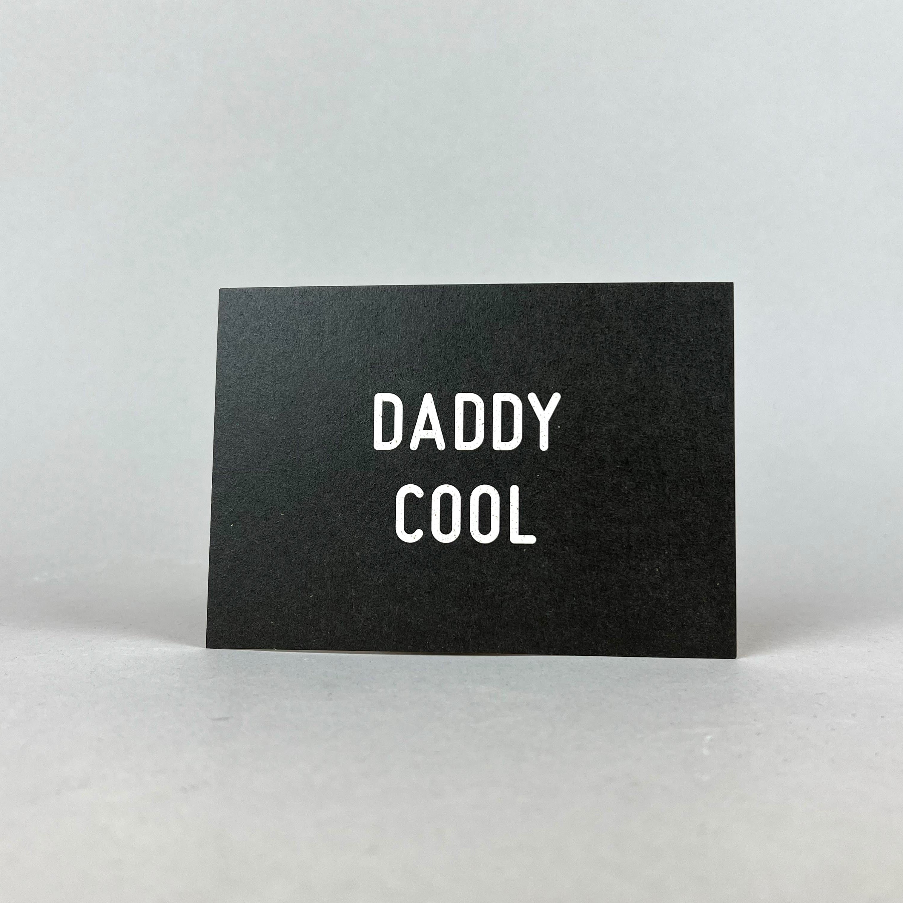 Graspapier Postkarte | Daddy cool