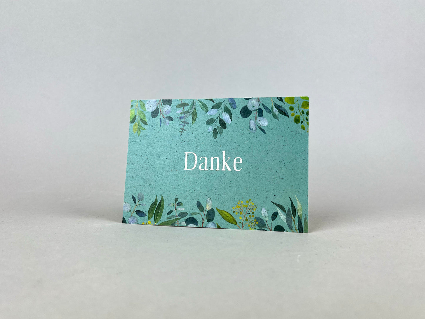 Graspapier Postkarte | Danke