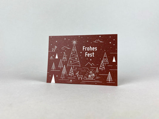 Postkarte | Frohes Fest