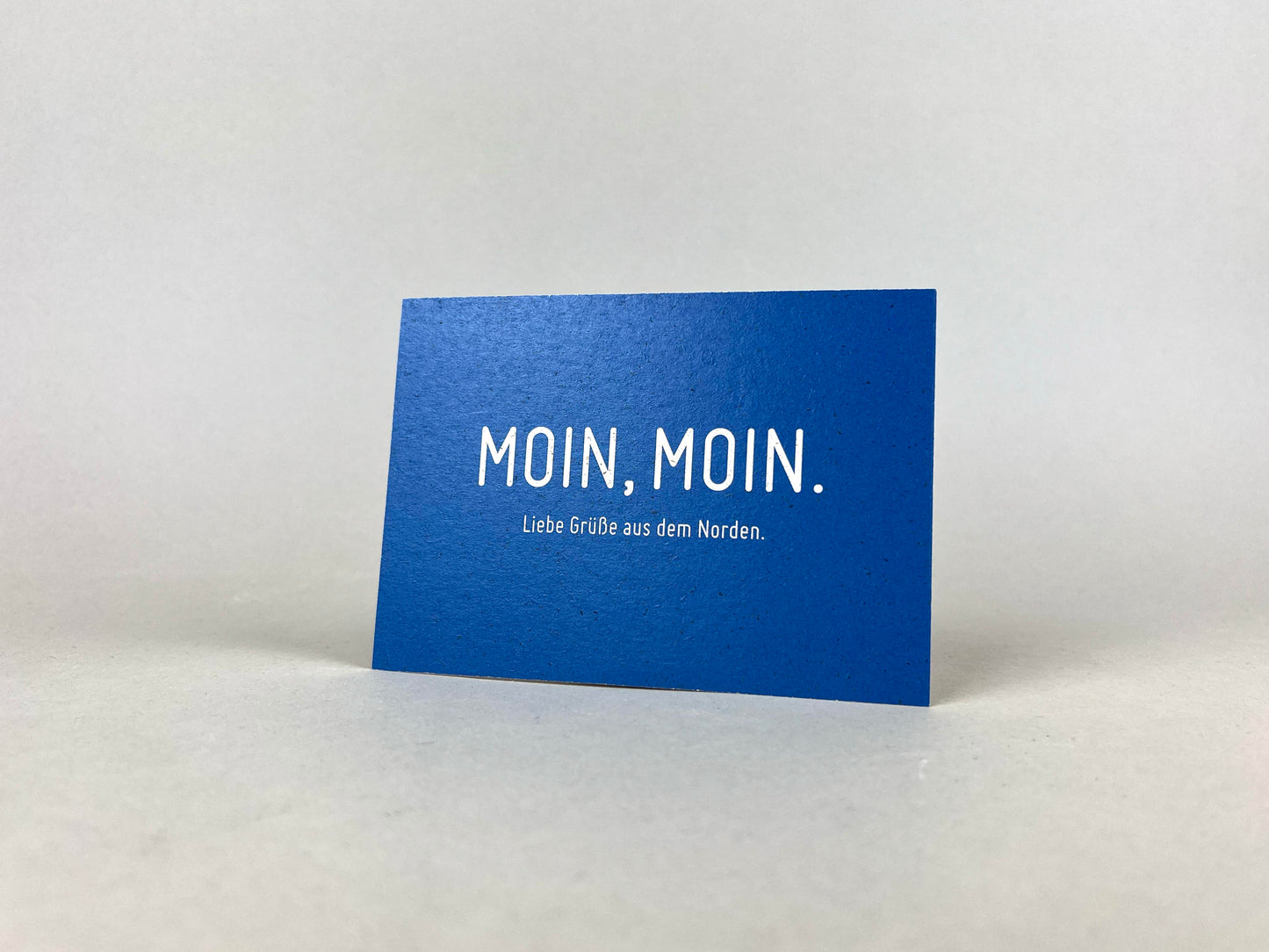 Graspapier Postkarte | Moin Moin