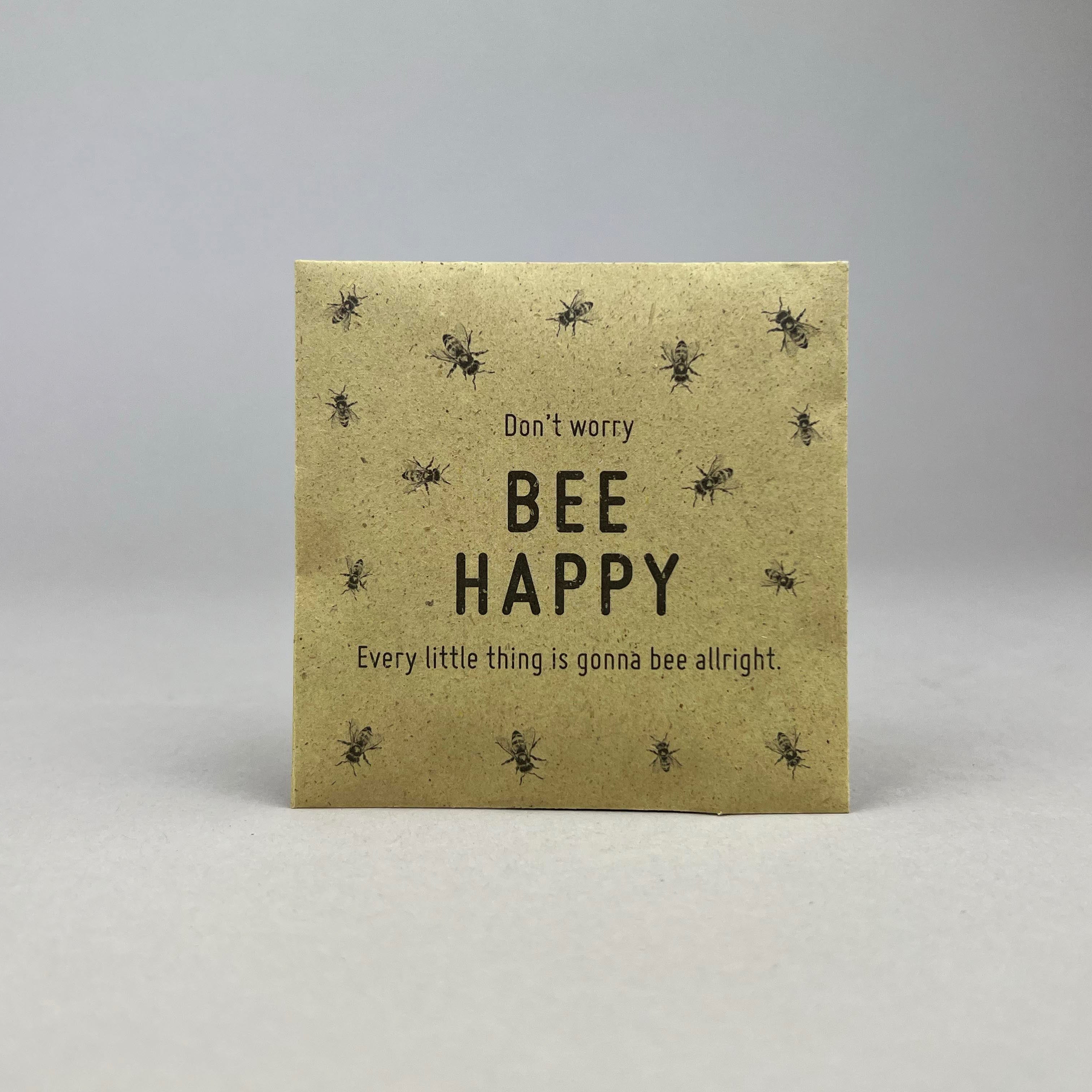 Saatgut mit Botschaft | Bee happy