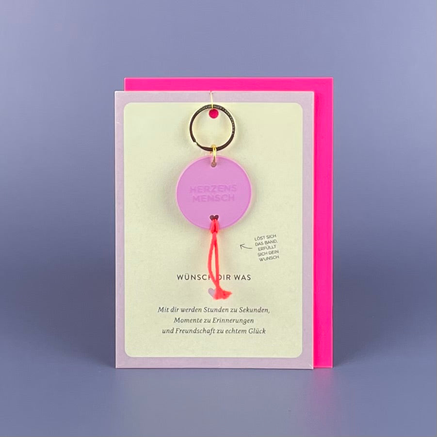 HERZENSMENSCH Schlüsselanhänger