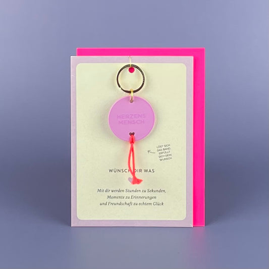 HERZENSMENSCH Schlüsselanhänger