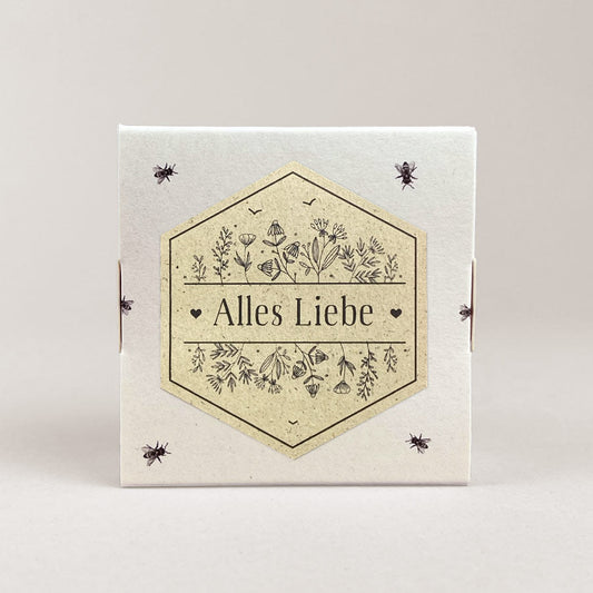 Alles Liebe / 4er Honigpralinen