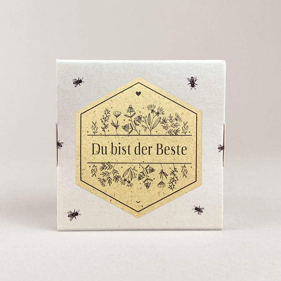 Du bist der Beste / 4er Honigpralinen