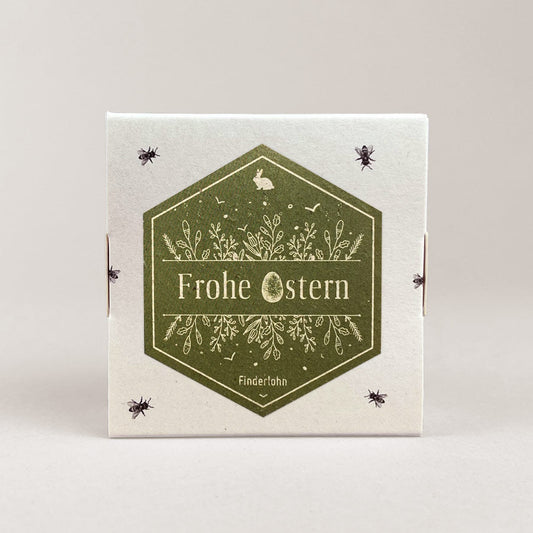 Frohe Ostern (grün) / 4er Honigpralinen