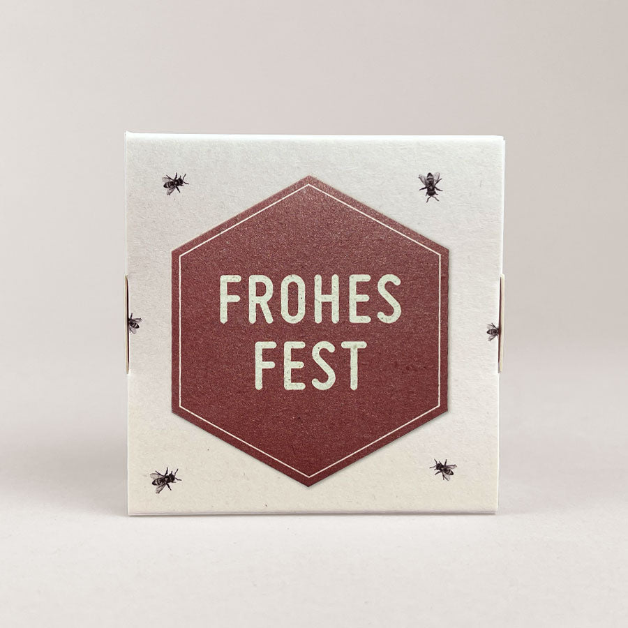 Frohes Fest clean / 4er Honigpralinen