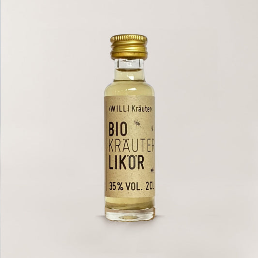 Willi Bio Kräuterlikör 20 ml (1VE / 12 Stk.) DE-ÖKO-006