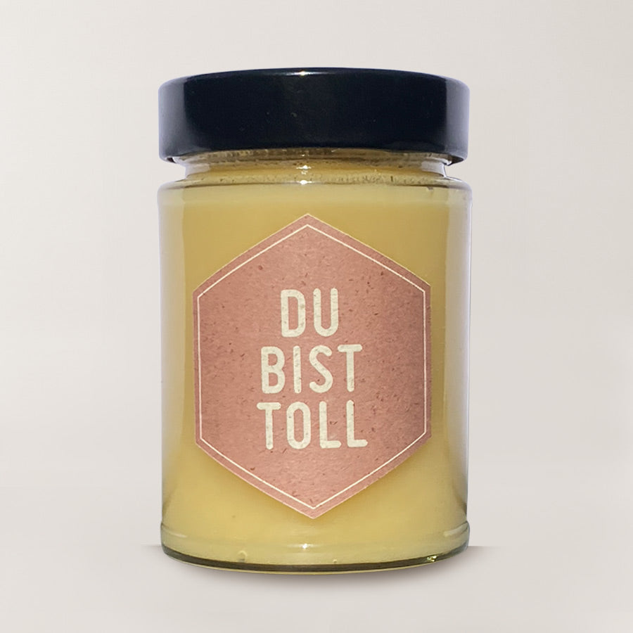 Blütenhonig aus Hamburg, cremig 250g / Du bist toll Special Edition